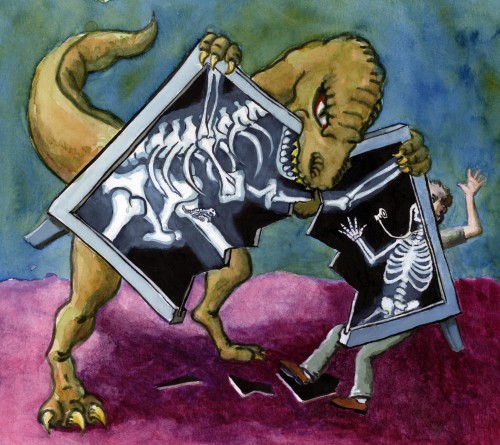 T-Rex X-Ray from Bill Zeman's Tiny Art Director